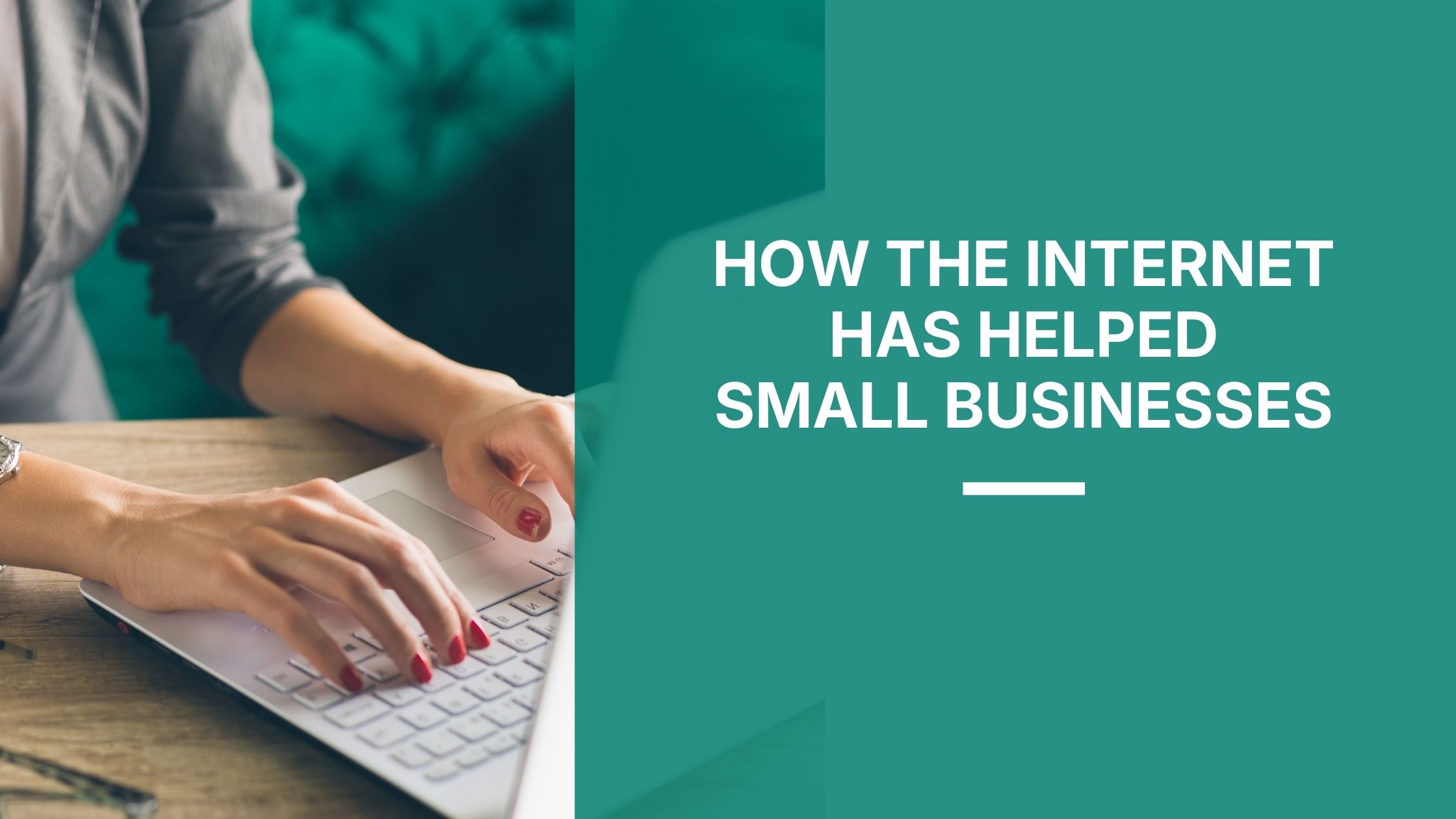 Woman on laptop working